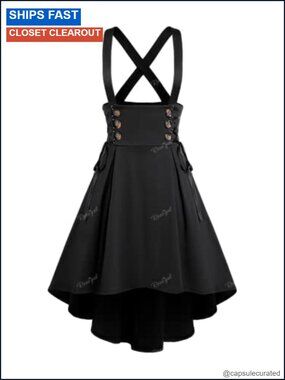 Plus Size Gothic Mini Skirt A-Line Pleated Zipper Flared Hem